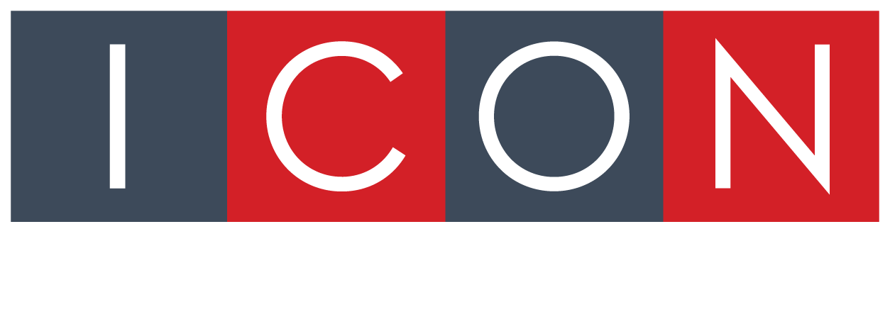 The image is a logo with the words "ICON ON STELLA" written on it.